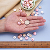 80Pcs 8 Style Food Grade Eco-Friendly Silicone Beads SIL-TA0001-04-16