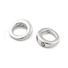 Brass Ring Charm Connectors KK-M306-04P-3