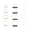 Craftdady Brass Wine Glass Charm Rings KK-CD0001-05-30