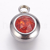 304 Stainless Steel Charms STAS-G133-13B-1