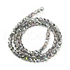 Electroplate Glass Beads Strands EGLA-D021-15-2