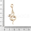 Alloy Rhinestone Pendant Decoration HJEW-P021-01H-G-3