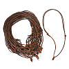 Eco-Friendly Korean Waxed Polyester Braided Adjustable Necklace Makings NJEW-TAC0015-01-2