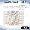 Plastic Pearl Bead Cup Chains CH-WH0013-01A-S-2