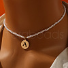Round Plastic Pearl Beaded Necklaces FS-WG7BB5B-01-2