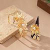 Flower Alloy Cuff Bangles & Rings Sets FS-WGF897A-01-1