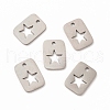 Non-Tarnish 201 Stainless Steel Charms STAS-E188-01P-2