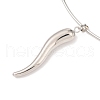 Pepper Brass Necklace BJEW-Q350-06P-2
