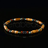 Natural Picasso Jasper & African Turquoise(Jasper) Beaded Stretch Bracelets for Men Women KB5401-3