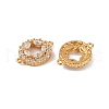 925 Sterling Silver Pave Clear Cubic Zirconia Links STER-O006-01G-2
