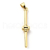 Brass with Cubic Zirconia Pendants KK-K341-31G-3