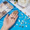 DICOSMETIC 119G 15 Styles Natural Mixed Shell Beads Sets BSHE-DC0001-01-3