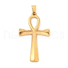 Ion Plating(IP) 304 Stainless Steel Pendants STAS-L216-41G-02-1