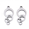 Non-Tarnish 201 Stainless Steel Pendants X-STAS-S081-060-1