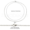 10Pcs 304 Stainless Steel Cable Chain Necklaces Set for Men Women MAK-YW0002-01P-5