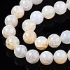 Natural Crackle Agate Beads Strands G-S359-240B-2-3