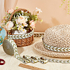 Olycraft 12M Polyester Jacquard Leaf Ribbon OCOR-OC0001-46D-5