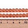 Baking Painted Glass Beads Strands DGLA-Q023-6mm-DB28-4