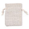 Cotton Cloth Packing Pouches Drawstring Bags ABAG-R011-7X9-01-1