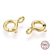 925 Sterling Silver Spring Ring Clasps STER-T004-81B-G-4