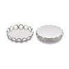 Tarnish Resistant 304 Stainless Steel Cabochon Settings STAS-P249-16C-P-2