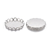 304 Stainless Steel Cabochon Settings STAS-P249-16C-P-2