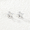 Stainless Steel Hollow Star Stud Earrings EH5151-5