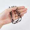 SUPERFINDINGS 2 Strands Natural Dragon Veins Agate Bead Strands G-FH0002-36B-3