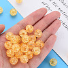 Transparent Crackle Acrylic Beads X-MACR-S373-66A-N13-5