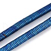 Electroplated Synthetic Non-magnetic Hematite Beads Strands G-H020-M01-25-1