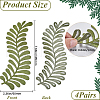 Computerized Embroidery Cloth Iron on/Sew on Patches PATC-WH20005-02C-2