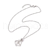 3Pcs 3 Sizes 304 Stainless Steel Macrame Pouch Empty Stone Holder Necklace Making NJEW-JN05238-8