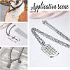 Unicraftale 10Pcs 5 Colors PVD Vacuum Plating 304 Stainless Steel Pendants STAS-UN0018-33-6