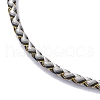 Polyester Cord Braided Bracelet Makings MAK-Z003-01G-12-2