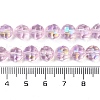 Electroplate Glass Beads Strands EGLA-Q129-02A-AB02-4