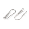 Brass Earring Hooks KK-P234-17P-2