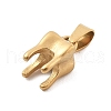 304 Stainless Steel Charms STAS-F313-16G-2