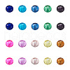 Craftdady 100Pcs 10 Colors Transparent Glass European Beads GLAA-CD0001-12-2
