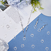 SUNNYCLUE 100Pcs Tibetan Style Alloy Charms FIND-SC0012-39S-4