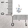 925 Sterling Silver Cubic Zirconia Charms STER-Q005-01B-C-3