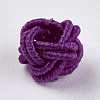 Polyester Weave Beads WOVE-K001-A11-1