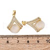 Brass Resin Pendants KK-V009-06G-2