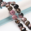 Natural Rhodonite Beads Strands G-K357-B11-01-3