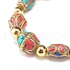 Ethnic Tribal Beaded Stretch Bracelet BJEW-JB07697-5