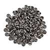 Brass Rhinestone Spacer Beads RB-A014-Z7mm-01B-3