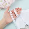 Flower Polyester Ribbons OCOR-PH0001-10-WH-3