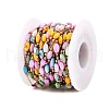Handmade Oval Shell Beads Chains CHS-T006-17G-2