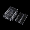 4-Grid Acrylic Jewelry Storage Drawer Boxes CON-K002-01A-4