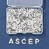 200Pcs 26 Style 201 Stainless Steel Charms STAS-FS0001-44-7