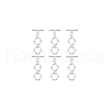 BENECREAT 6Pcs Pack Plating Brass Toggle Clasps KK-BC0013-84-7